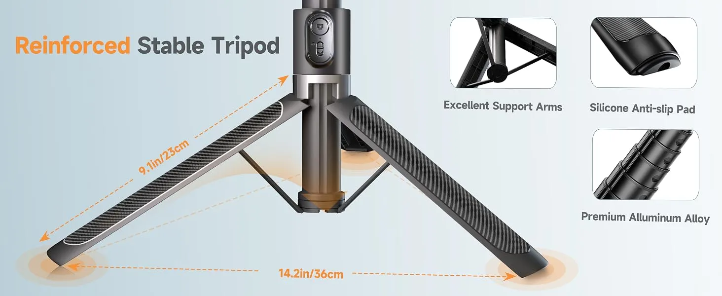 Reinforced tripod base – RISEOFLE